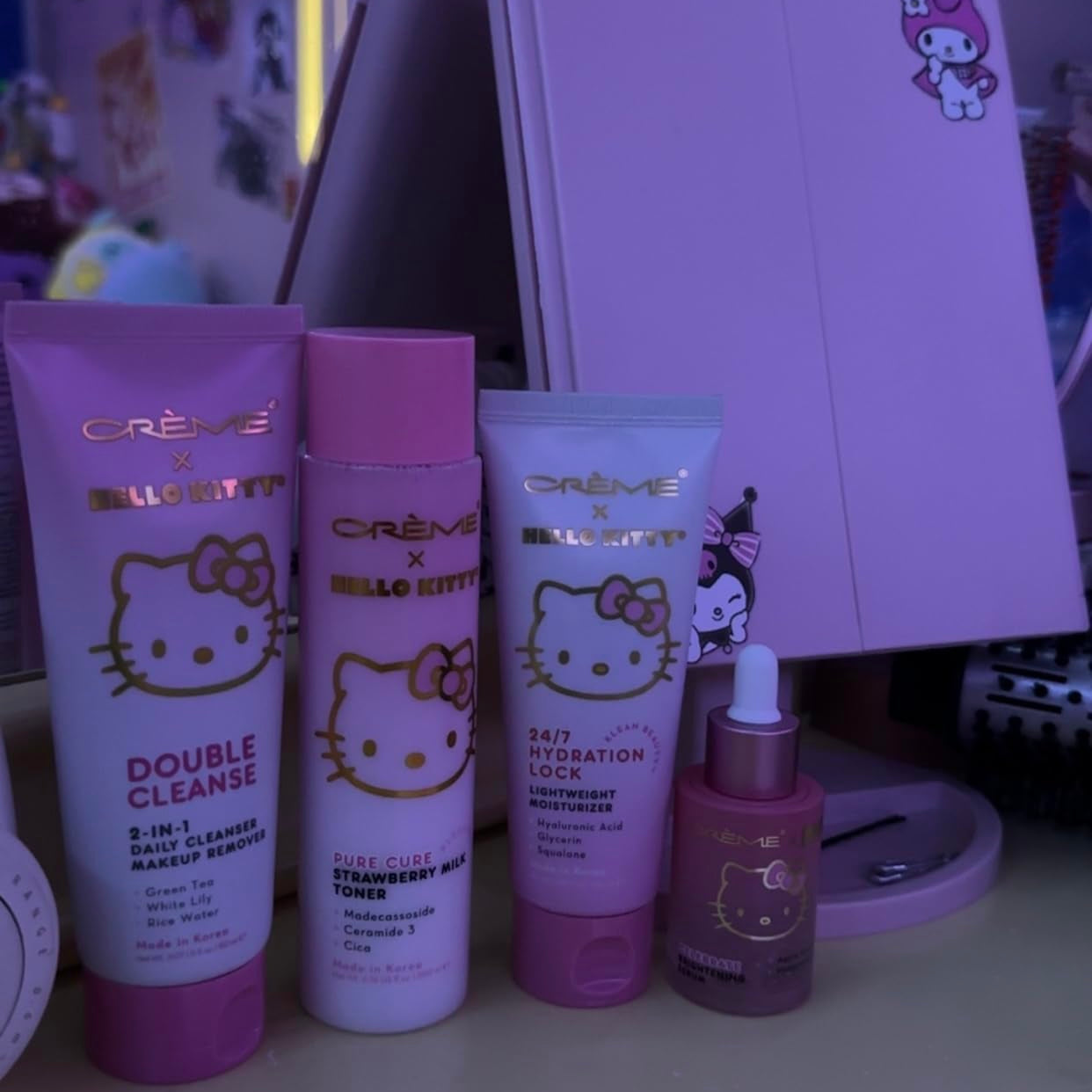 The Crème Shop x Hello Kitty Pure Cure Strawberry Milk Toner - Klean Beauty™