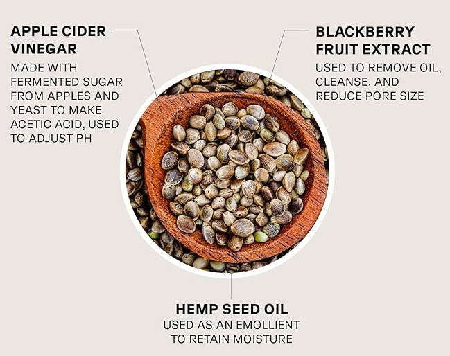 Acure Buildup Balancing Hemp & Apple Cider Vinegar Conditioner | 100% Vegan | Resets & Balances Hair for Styled, Swim & Harsh Conditions | Fragrance Free Formula | 8 Fl Oz