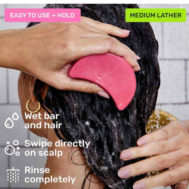 Ethique Everyday Shampoo Bar for soft, shiny hair with Vitamin C - Plastic-Free, Cruelty-Free, Vegan, 3.88 oz