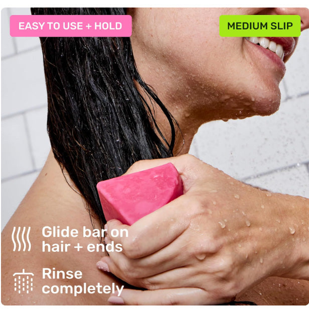 Ethique Everyday Conditioner Bar for soft, shiny hair with Vitamin C - Plastic-Free, Cruelty-Free, Vegan, 2.12 oz