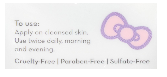 The Crème Shop x Hello Kitty Klean Beauty 24/7 Hydration Lock Lightweight Moisturizer, Ultimate Hydration, Hyaluronic Acid, Glycerin & Squalane