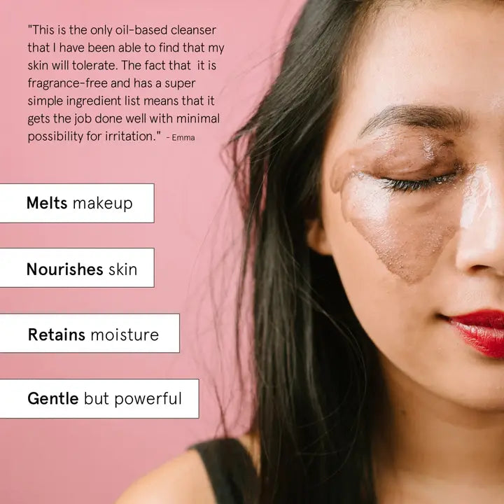 Gentle Vegan Cleansing Balm – Removes Waterproof Makeup & Sunscreen (125 Ml)