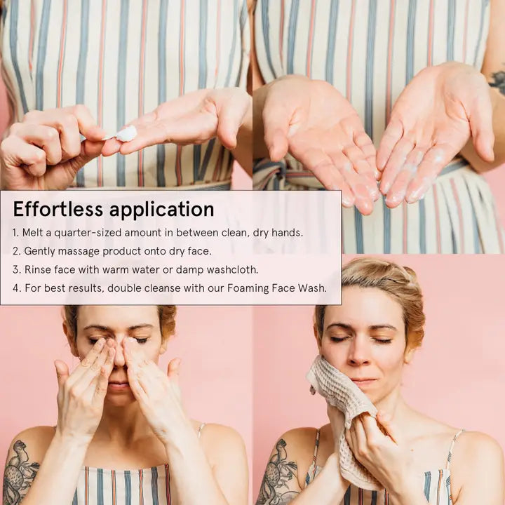 Gentle Vegan Cleansing Balm – Removes Waterproof Makeup & Sunscreen (125 Ml)