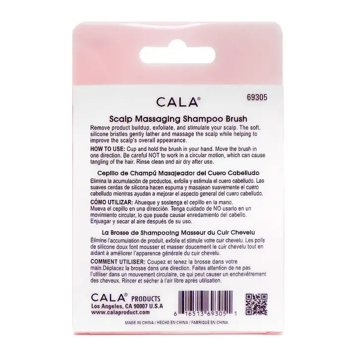 Scalp Massaging Shampoo Brush – CALA 69305 for Hair Growth & Circulation