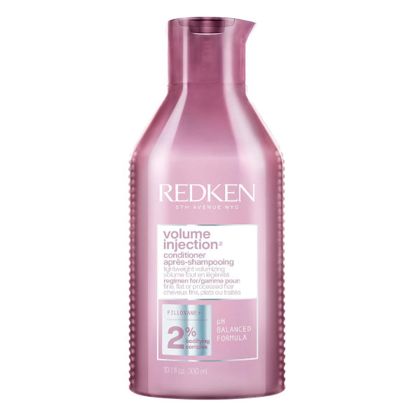 Redken Volume Injection Conditioner For Fine Hair - Adds Lift & Body, Volumizing & Detangling Without Weighing Down, Paraben Free