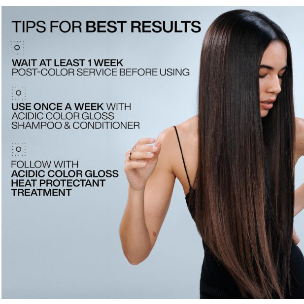 Redken Acidic Color Gloss Glass Gloss Treatment For Color-Treated Hair - Rinse Out Glossing Treatment, Intense Shine & Conditioning