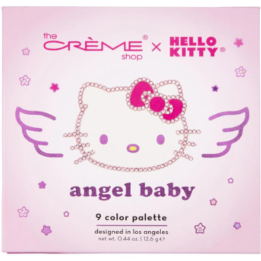 The Crème Shop Hello Kitty Y2K Angel Baby Eyeshadow Palette, PINK