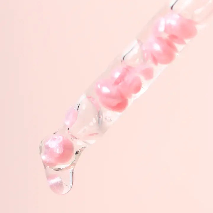 Hydrating Hyaluronic Acid Serum with Pink Pearl Capsules – For Dewy, Luminous Skin