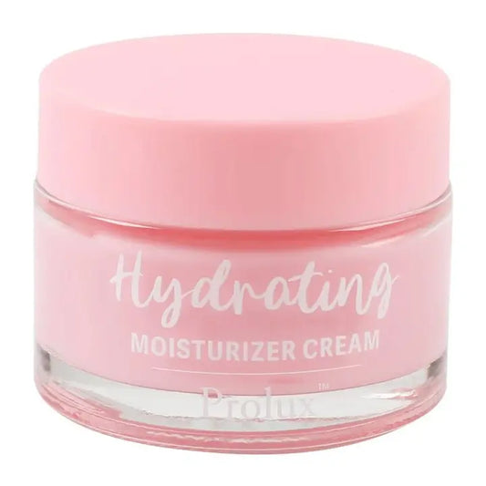 Hydrating Face Moisturizer by Prolux – Rich Cream for Makeup Prep & Dry Skin (1.4 oz)